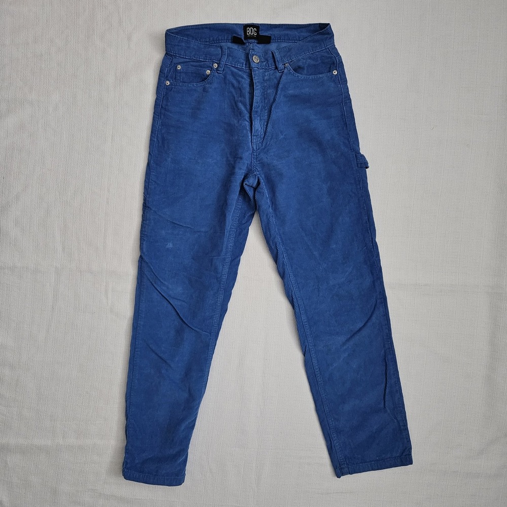 BDG‎ Corduroy Carpenter Pants High Rise Straight Leg Utility Workwear Size 27 - Picture 2 of 7